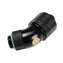BitsPower Anschluss 45 Grad G1/4 Zoll Stecker auf 16/10 mm Drehgelenk - Schwarz