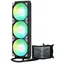 TRYX PANORAMA SE ARGB 360 schwarz / AIO CPU-Wasserkühler / 3x 120 mm / 27,86dB / AMD + Intel 