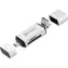 Sandberg Speicherkartenleser / USB-C- + USB- + MicroUSB-Anschlüsse / SD- und microSD-Steckplätze