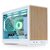 Lian Li DAN A3-mATX Wood Edition weiß / Micro-ATX / 2x USB 3.0 A / 1x USB-C / ohne Netzteil / transparente Seitenwand