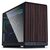 Lian Li DAN A3-mATX Wood Edition Schwarz / Micro-ATX / 2x USB 3.0 A / 1x USB-C / ohne Netzteil / transparente Seitenwand