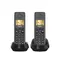 Gigaset Pure 100 Duo schwarz / Kabelloses Festnetztelefon / 1,5" Display / 50 Kontakte