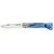 Opinel 7 Taschen-Klappmesser mit Pfeife, 7 cm blauer Griff
