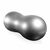 Gymstick Ovaler Gymnastikball grau / 84 x 36 x 36 cm 