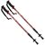 CALTER STROMBOLI 3-teiliges Paar rot / Trekkingstöcke / 65/110-135cm