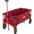 Coleman Handklappwagen rot / zum Transport von Campingausrüstung / 4 Räder