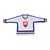 SPORTTEAM Hockey Trikot SR 6 weiß Gr. M