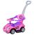 ECOTOYS Laufrad mit Geräuschen und Lenkstange Auto rosa / ab 3 Jahren