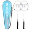 WISH Steeltech 9K Badmintonschlägerset
