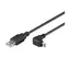 PremiumCord USB-Datenkabel mit Micro-USB-Stecker / 90° gebogen / 1,8 m / Bulkware