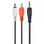 Gembird Audiokabel Klinke 3,5 mm Stecker <->2x RCA CINCH Stecker 1,5 m