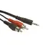 Gembird Audiokabel Klinke 3,5 mm Stecker <->2x RCA CINCH Stecker 2,5 m