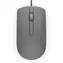 DELL MS116 grau / Optische Maus / 1000dpi / 2 Tasten + Scrollrad / USB / 1,8 m