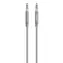 Belkin 3,5-mm-Klinkenstecker M/M Metallic MIXIT / 1,2 m / grau