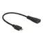 DeLock Cable High Speed HDMI mit Ethernet - Mini-C-Stecker > A-Buchse