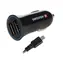 Swissten CL-Adapter 2x USB 2,4A + Micro-USB-Kabel / Autoladegerät / Schwarz