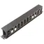 MicroConnect Kunststoff-Kabelmanagementhalterung 19" für 1HE-Rack schwarz