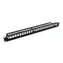 MicroConnect Leeres Metall-Patchpanel 24 Ports für 1HE-Rack 19" ohne Kabelmanager schwarz