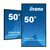 50" IIYAMA LH5041UHS-B2AG / 3840 x 2160 / 500cd / 5000:1 / 3x HDMI / VGA / USB / LAN