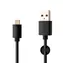 FIXED Langes Daten- und Ladekabel mit USB-C-Stecker 2 m schwarz / 3A