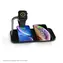 ZENS Dual+Watch Aluminium Wireless schwarz / kabelloses Ladegerät / Qi-zertifiziert / für 2 Telefone + Apple Watch / 20W