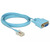 DeLock Adapter RS-232 DB9 Buchse > 1 x Seriell RS-232 RJ45 Stecker 1 m blau