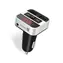 Connect IT InCarz Bluetooth-Sender silber / 2x USB / SMART IC / Digitalanzeige / Freisprecheinrichtung / Player