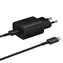 Samsung Netzteil mit Schnellladung (25W) schwarz / 1m Kabel / USB-C / 3A 