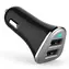 Platinet PLCR2B schwarz / Autoladegerät / 2x USB / 3,4 A / 1m microUSB-Kabel