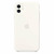 Apple Silikonhülle für iPhone 11 - Weiß