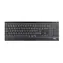 Rapoo E9500M Multimode schwarz / kabellose Tastatur / 2,4 GHz / BT 3.0 und 4.0 / ultradünn / Nano USB / 2x AA Batterie