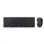 Rapoo 9300M Multi-Mode Schwarz / Kabelloses Tastatur- und Mausset / 2,4 GHz / BT 3.0 und 4.0 / CZ-SK-Version