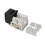 Solarix Cut-in Keystone CAT5E-Klemmenblock 90° / RJ45-Stecker / ungeschirmt