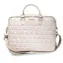 Guess Gesteppte Laptoptasche 15" rosa / ECO-Leder