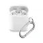 CellularLine Bounce Schutzhülle mit Karabiner für Apple AirPods 1 & 2 weiß
