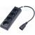 OEM -Netzteil 230V für USV - 1x IEC C14 auf 4X CEE 7 5 (FR / CZ) / max. 10A / Länge 30 cm