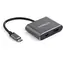 StarTech Multiport Video Adapter USB-C auf HDMI 2.0 & Mini DisplayPort 1.2 silber / 4K 60Hz / Thunderbolt 3
