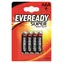 Eveready Super Battery - AAA Mikrostift 4 Stück (Blister)