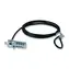 Conceptronic CNBCOMLOCK18 Laptop-Verriegelungskabel / 1,8 m / Durchmesser 4 mm / Codeschloss (4 Zahlen)