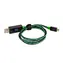 RealPower USB-Kabel USB 2.0 USB-A - Micro-B 75 cm LED grün
