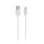 RealPower USB-Kabel USB 2.0 USB-A-Stecker - Lightning-Anschluss 1 m weiß