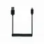 Gembird Micro-USB-Twisted-Kabel 1,8 m / USB-A (M) - Micro USB (M) / Schwarz