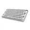 Rapoo Ralemo Pre 5 weiß / kabellose Multi-Mode-Tastatur / BT & 2,4 GHz / integrierter Akku