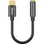 Baseus -Reduzierung USB-C auf 3,5 mm Audio-Buchse L54 (F) schwarz / 9 cm