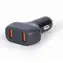 Gembird TA-U2QC3-CAR-01 schwarz / Autoladegerät / 2xUSB 