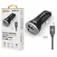 Aligator Smart Autoladegerät 3,4 A schwarz + USB-C-Kabel / 2xUSB / SMART IC 