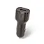 Setty GSM108845 schwarz / USB-Autoladegerät mit USB-C-Kabel / 2,4 A / 1 m