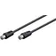 MicroConnect Koaxialkabel MF 75 Ohm 1,5m schwarz 