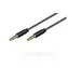 MicroConnect Slim Audiokabel 4-polig Klinke 3,5 mm - Klinke 3,5 mm 1 m schwarz