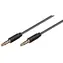 MicroConnect Slim Audiokabel 4-polig Klinke 3,5 mm - Klinke 3,5 mm 1,5 m schwarz